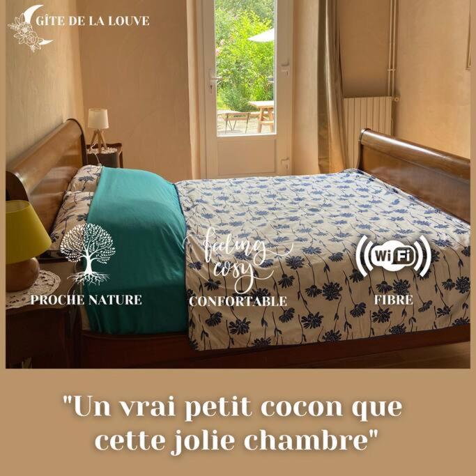 Chambre Double Cosy - Gite De La Louve Fougax-et-Barrineuf Ngoại thất bức ảnh